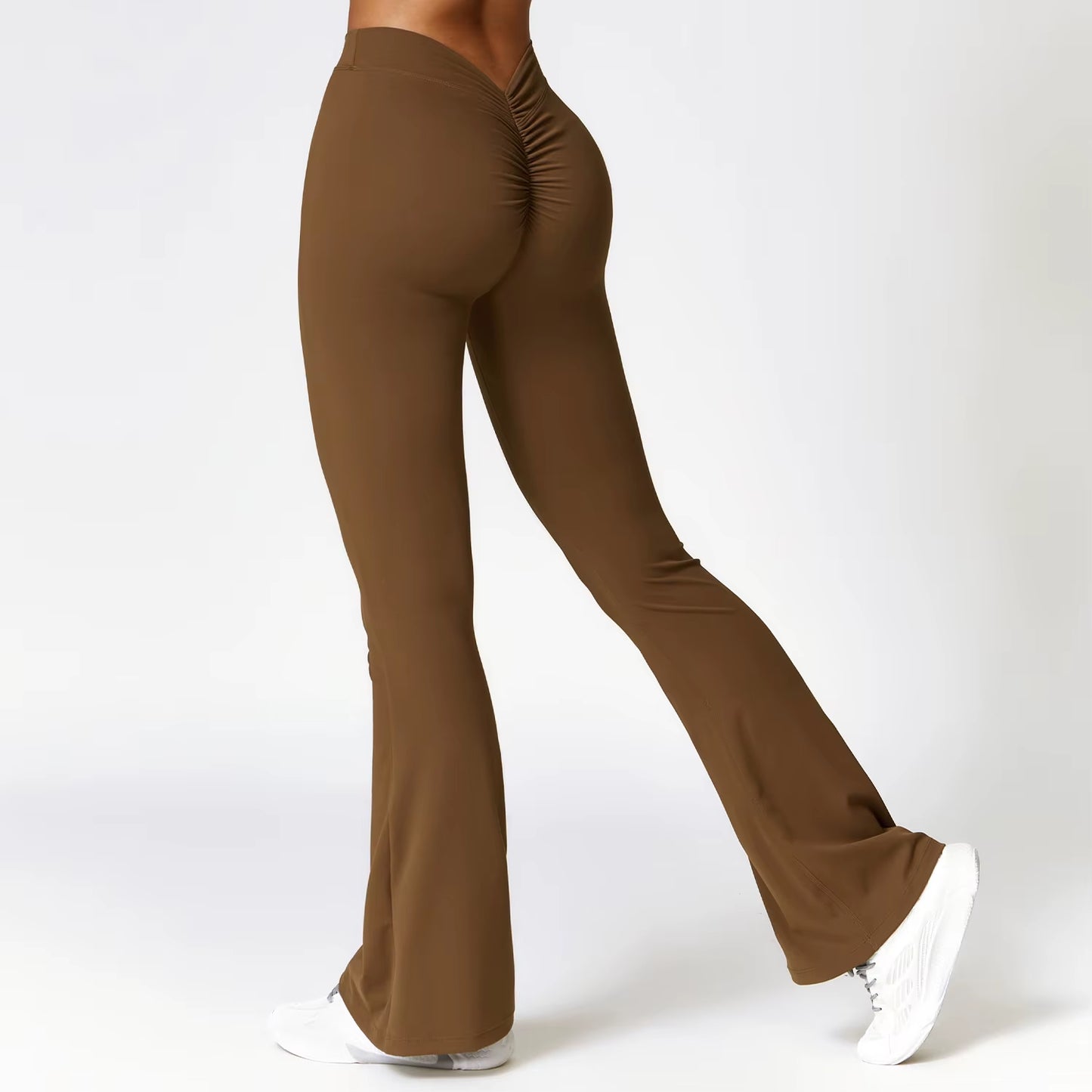 Women Flare Pants Sport Seamless Leggings High Waist Yoga Leggings Gym Workout Fitness Quick Dry Push up Yoga Pants Female Tight